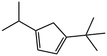 1,3-Cyclopentadiene,1-(1,1-dimethylethyl)-4-(1-methylethyl)-(9CI) Struktur