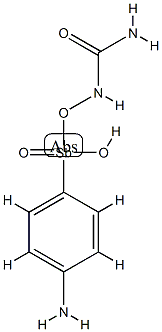 urea stibamine Struktur