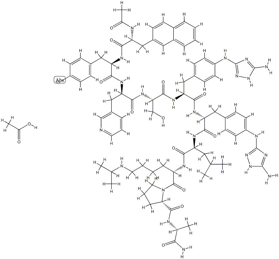 Prazarelix Acetate Struktur