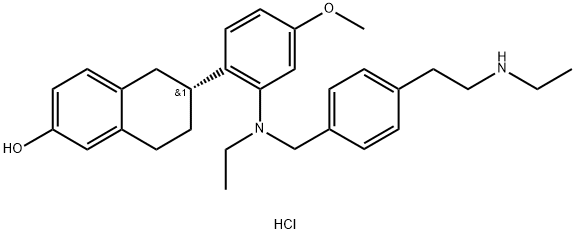 Elacestrant dihydrochloride Struktur