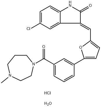 CX 6258 hydrochloride hydrate Struktur