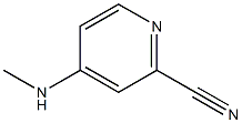 2-Pyridinecarbonitrile,4-(methylamino)-(9CI) Struktur