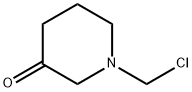 1-(chloromethyl)piperidin-3-one Struktur