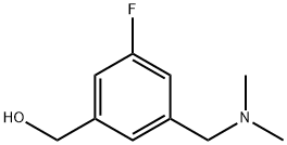 (3-((Dimethylamino)Methyl)-5-Fluorophenyl)Methanol(WXC00456) Struktur