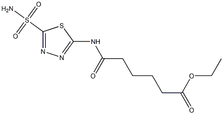 ethyladipoylazolamide Struktur