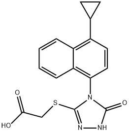 Lesinurad Impurity 5 Sodium Salt Struktur