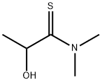 Propanethioamide,2-hydroxy-N,N-dimethyl-(9CI) Struktur