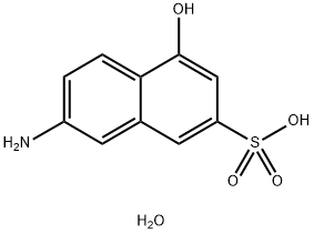 7-AMINO-4-HYDROXY-2-NAPHTHALENESULFONIC& Struktur