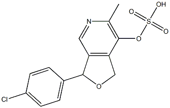 cycletanide sulfate Struktur