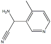 3-Pyridineacetonitrile,alpha-amino-4-methyl-(9CI) Struktur