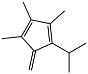 1,3-Cyclopentadiene,1,2,3-trimethyl-5-methylene-4-(1-methylethyl)-(9CI) Struktur