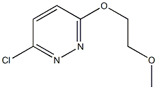 3-chloro-6-(2-methoxyethoxy)pyridazine Struktur