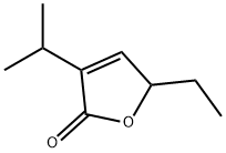 2(5H)-Furanone,5-ethyl-3-(1-methylethyl)-(9CI) Struktur