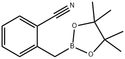 2-((4,4,5,5-tetraMethyl-1,3,2-dioxaborolan-2-yl)Methyl)benzonitrile, 149989-78-6, 結(jié)構(gòu)式