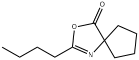 3-Oxa-1-azaspiro[4.4]non-1-en-4-one,2-butyl-(8CI) Struktur