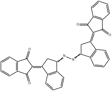 3,3''-Azinobis(Δ1,2'-biindane-1',3'-dione) Struktur