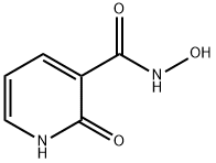 3-Pyridinecarboxamide,1,2-dihydro-N-hydroxy-2-oxo-(9CI) Struktur