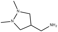 4-Pyrazolidinemethanamine,1,2-dimethyl-(9CI) Struktur