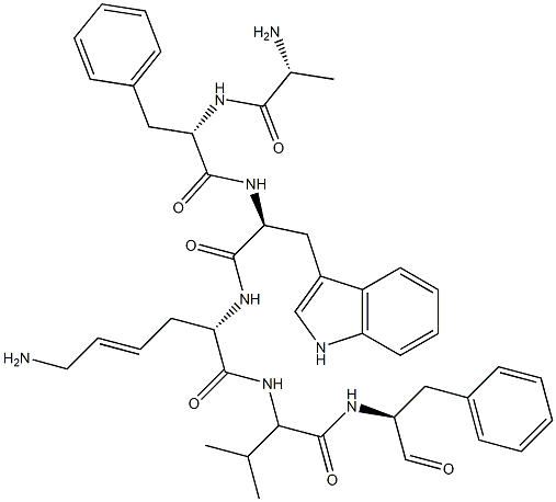 cyclo(Ala-Phe-Trp-Lys-Val-Phe) Struktur