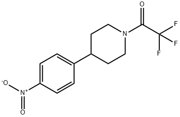 2,2,2-trifluoro-1-(4-(4-nitrophenyl)piperidin-1-yl)ethanone