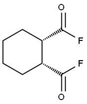 1,2-Cyclohexanedicarbonyl difluoride, cis- (9CI) Struktur