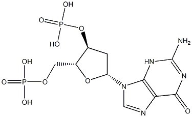 2'-deoxyguanosine 3',5'-diphosphate Struktur