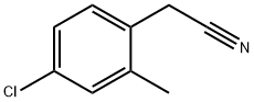 2-(4-chloro-2-methylphenyl)acetonitrile Struktur