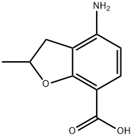 7-Benzofurancarboxylicacid,4-amino-2,3-dihydro-2-methyl-(9CI) Struktur