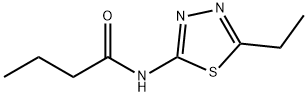 N-(5-ethyl-1,3,4-thiadiazol-2-yl)butanamide Struktur