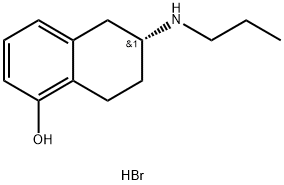 1-Naphthalenol, 5,6,7,8-tetrahydro-6-(propylaMino)- (hydrobroMide),(R)- Struktur