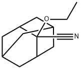 Tricyclo[3.3.1.13,7]decane-2-carbonitrile, 2-ethoxy- (9CI) Struktur