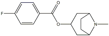 3-pseudotropyl-4fluorobenzoate Struktur