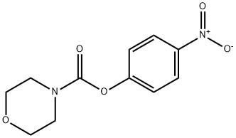 4-nitrophenyl morpholine-4-carboxylate Struktur