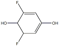 1,5-Cyclohexadiene-1,4-diol,3,5-difluoro-(9CI) Struktur