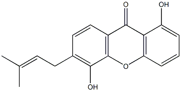 Calophyllin B Struktur