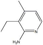 2-Pyridinamine,3-ethyl-4-methyl-(9CI) Struktur