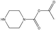 1-Piperazinecarboxylicacid,anhydridewithaceticacid(9CI) Struktur