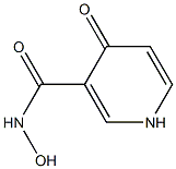 3-Pyridinecarboxamide,N,4-dihydroxy-(9CI) Struktur