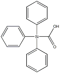 Silanecarboxylic acid,triphenyl- (6CI,8CI,9CI) Struktur