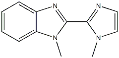 1-Methyl-2-(1-Methyl-1H-iMidazol-2-yl)-1H-BenziMid Struktur