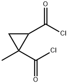 1,2-Cyclopropanedicarbonyl dichloride, 1-methyl- (9CI) Struktur