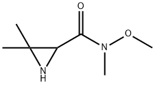 2-Aziridinecarboxamide,N-methoxy-N,3,3-trimethyl-(9CI) Struktur