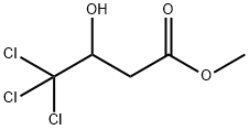 METHYL 3-HYDROXY-4,4,4-TRICHLOROBUTYRATE) Struktur