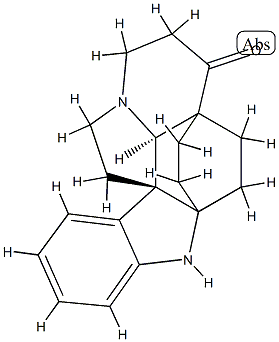 Aspidofractinin-6-one Struktur