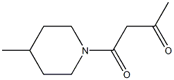 1-(4-methylpiperidin-1-yl)butane-1,3-dione Struktur