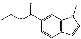 ethyl 1-Methylindole-6-carboxylate Struktur