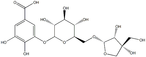 mudanoside B Struktur