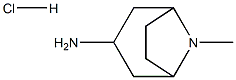 8-Azabicyclo[3.2.1]octan-3-aMine, 8-Methyl-, hydrochloride (1:1) Struktur