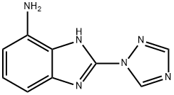 1H-Benzimidazol-4-amine,2-(1H-1,2,4-triazol-1-yl)-(9CI) Struktur