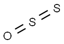 Disulfur monoxide Struktur